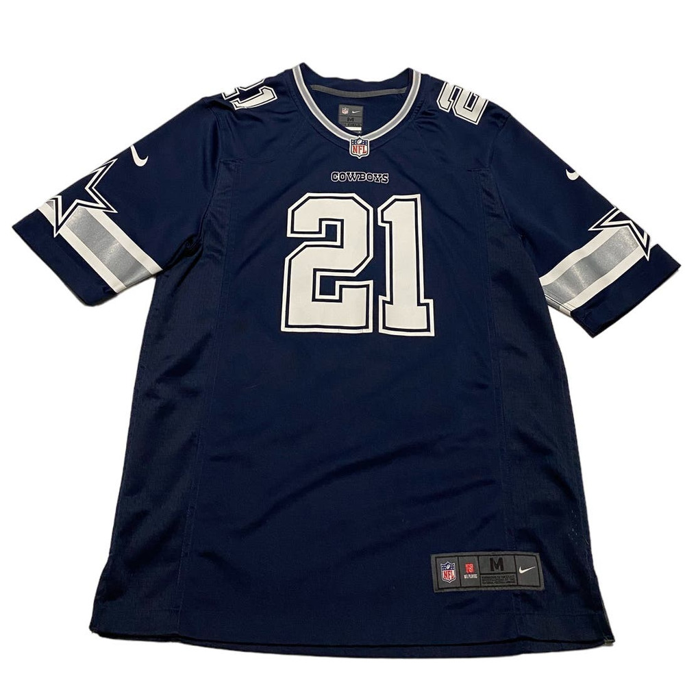Nike Ezekiel Elliott 21 Dallas Cowboys (On Field Dri-Fit) Jersey Size M